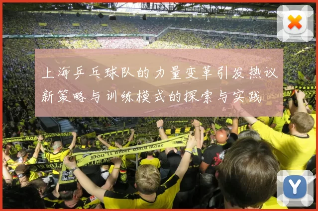 上海乒乓球队的力量变革引发热议新策略与训练模式的探索与实践