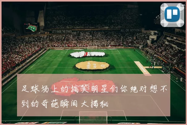 足球场上的搞笑明星们你绝对想不到的奇葩瞬间大揭秘