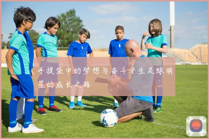 手提袋中的梦想与奋斗学生足球明星的成长之路