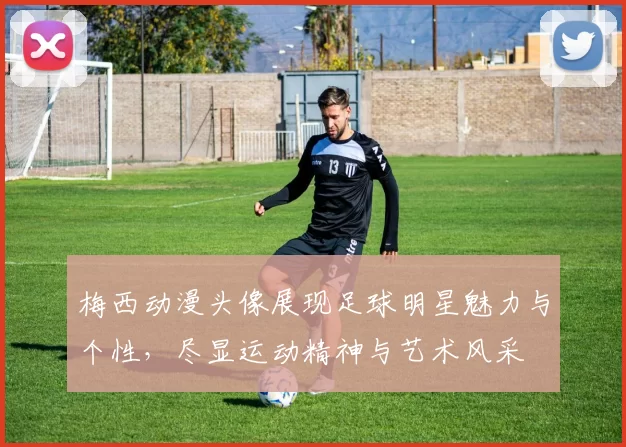梅西动漫头像展现足球明星魅力与个性，尽显运动精神与艺术风采