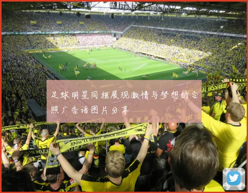 足球明星同框展现激情与梦想的合照广告语图片分享